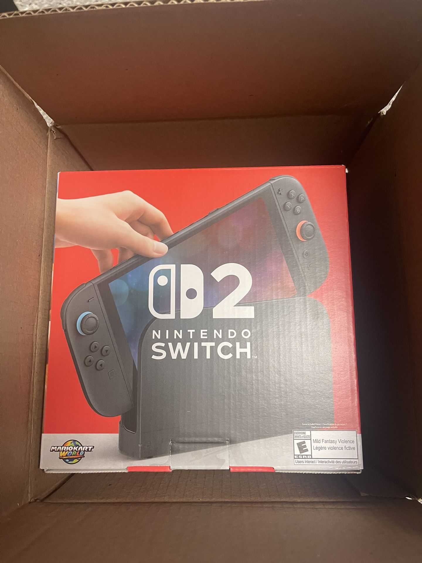 Nintendo Switch 2 Console + Mario Kart World Bundle IN HAND
