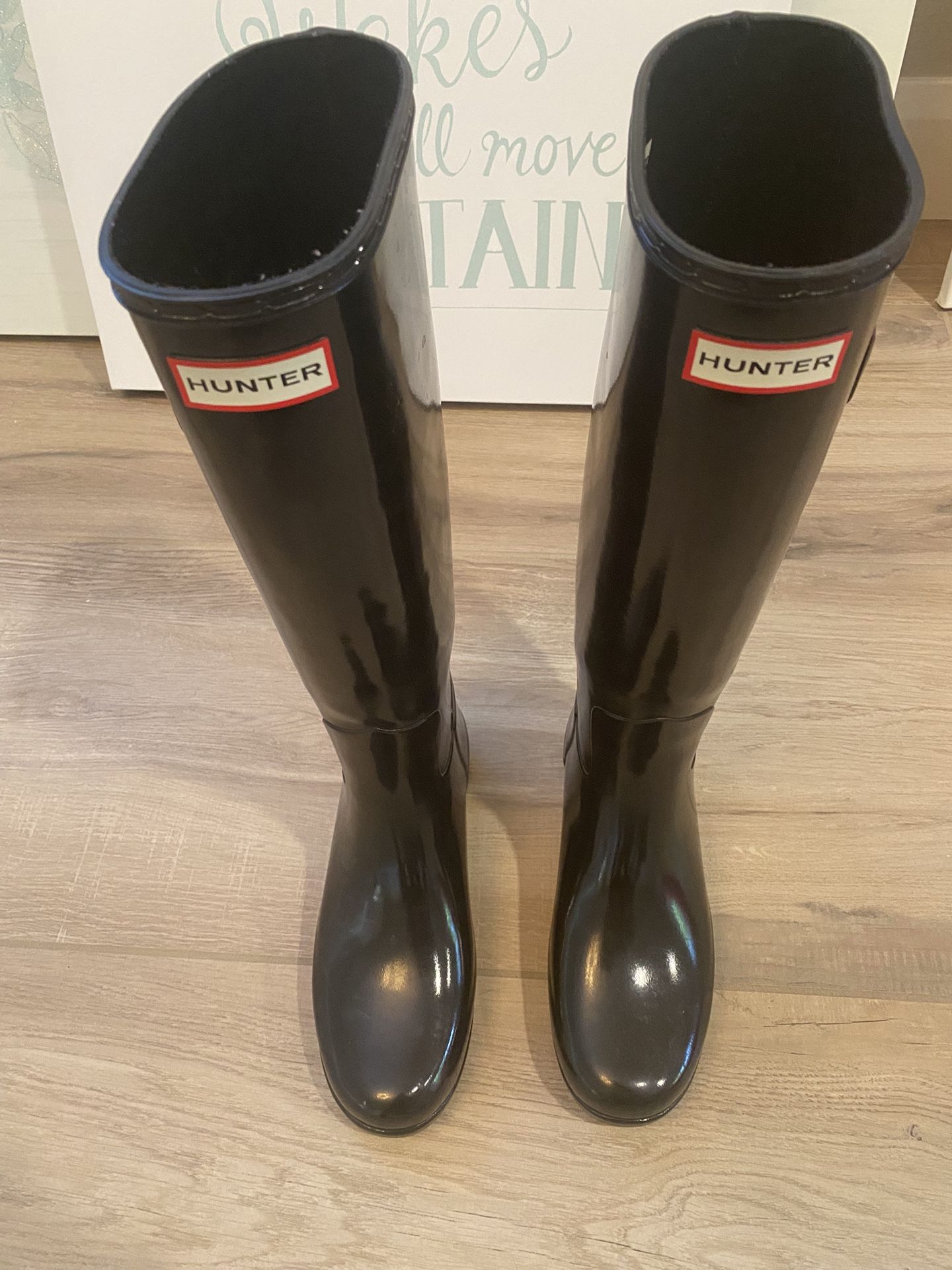 Real Unused Hunter Rain Boots Size 5
