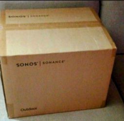 Sonos Outdoor Speakers (Black) Brand New Sealed Warranty Included MFR # OUTDRWW1BLK