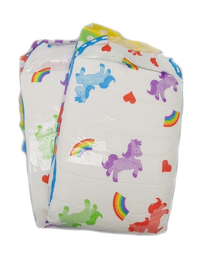 Adult Printed Diapers Pride Medium 32"-40" 5000ML Sample Pack-2
ABDL