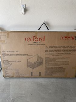 Oxnard Essential 4 in 1 convertible crib with panel headboard(baby Crib)