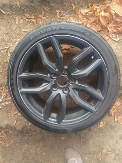 Yokohama tire and rim