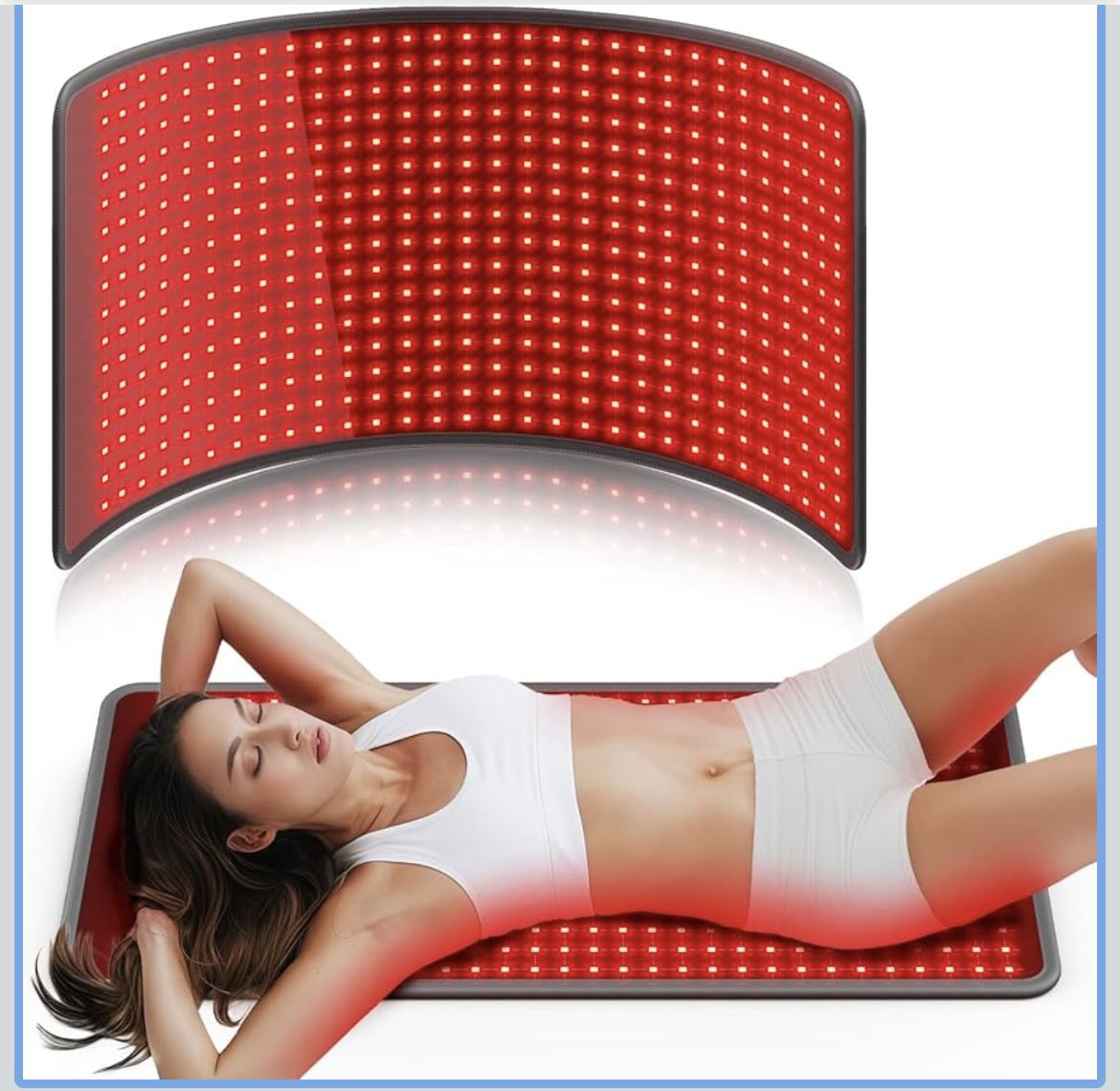 Comfytemp 33'' x 17'' Red Light Therapy Mat for Body