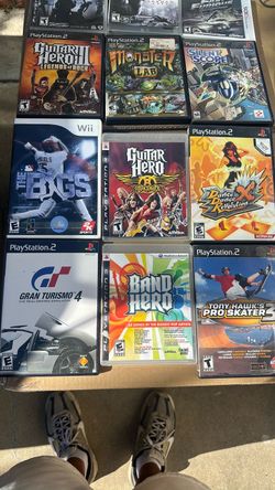 Mixed Lot of Video Games PS2 PS3 Wii