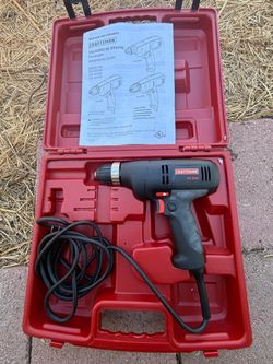 Craftsman 5.0 Amp Corded Drill with Case