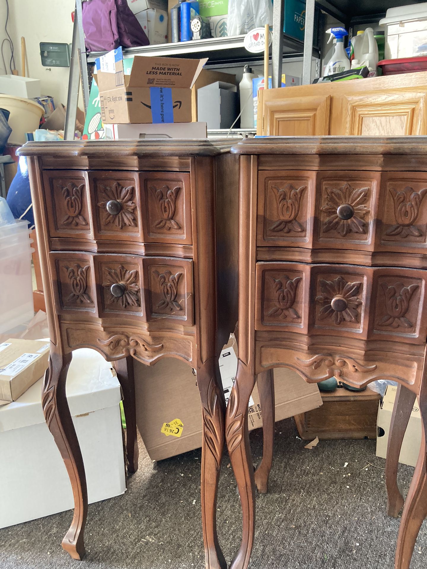 Antique Wood Night Stands