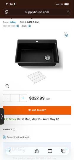 Kohler Sink