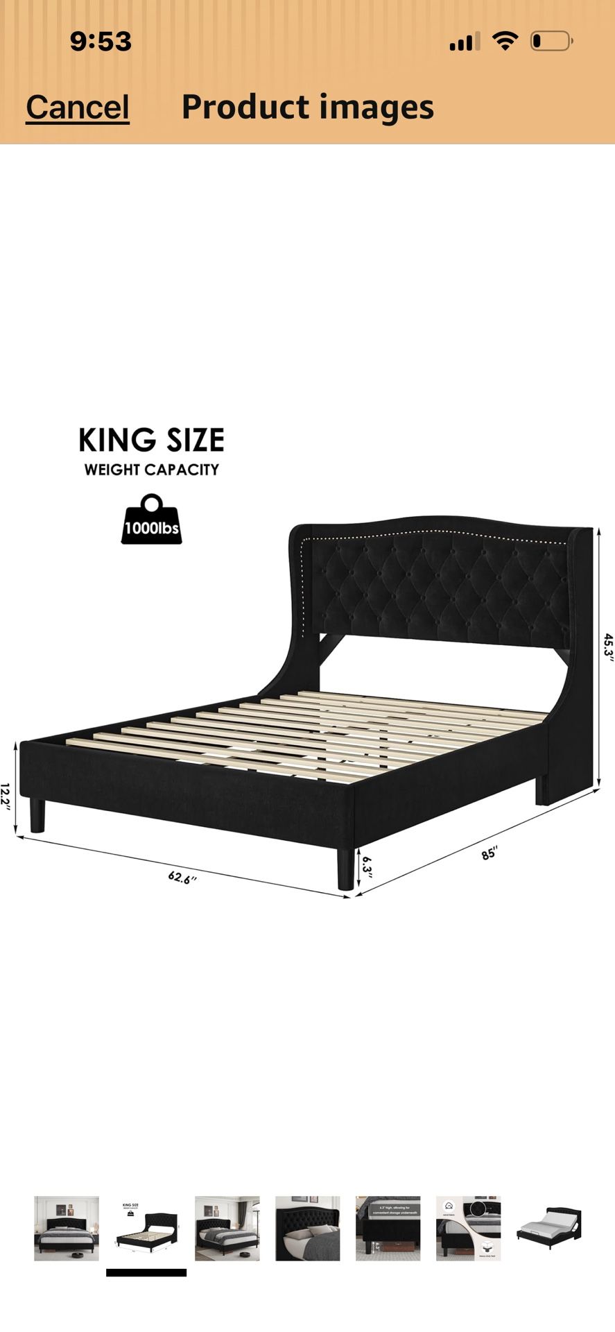 King Size Bed frame