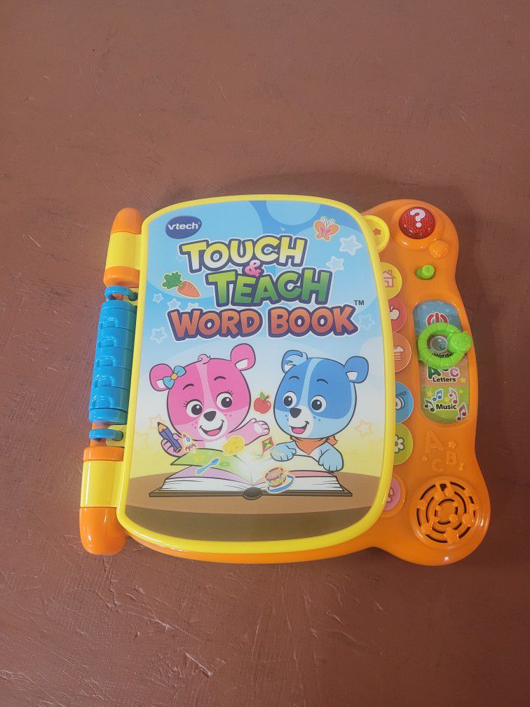 Vtech Touch & Teach Word Book With Cody & Cora 