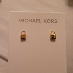 NWT MK Mini Lock Studs