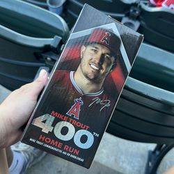 MIKE TROUT 400TH HOME RUN BOBBLEHEAD