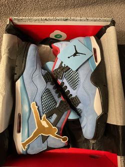 Jordan 4s Travis Scott “Cactus Jack “ Baby Blue