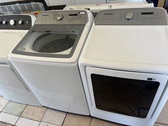 Samsung washer and gas dryer