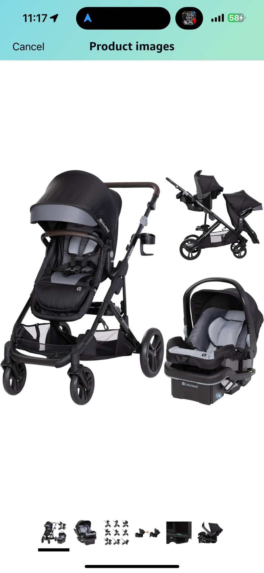 Baby Trend Morph Double Stroller 