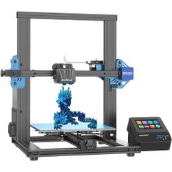 Mizar Pro, Auto Leveling 3D Printer with Silent Mainboard, 95% Pre-Installed FDM 3D Printers with Resume Printing Function and Filament Run-Out Detect