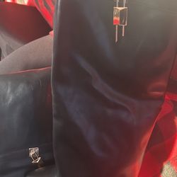 Black Fold Over Boots