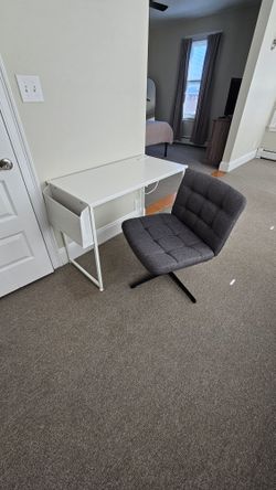 Desk and chair