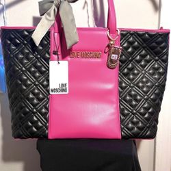 MOSCHINO BAG AND WALLET