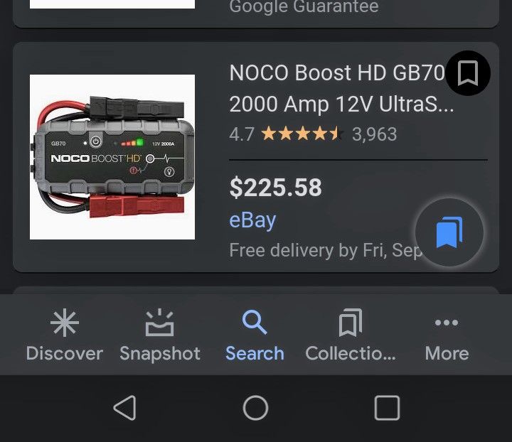 Battery Starter Jump Kit