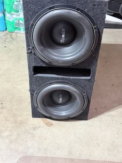 JCPower subwoofers 12in x 2 with 1600w amp