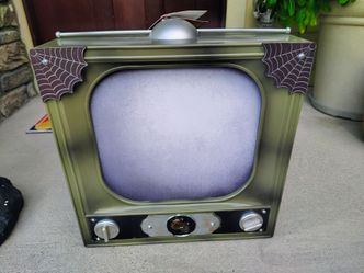 Spirit Halloween Terror TV Animated Light Up Haunted Prop new