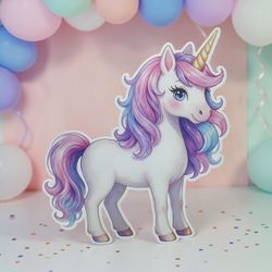 Cute Unicorn Die-Cut prop