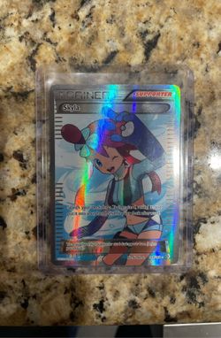 how to use card sleeves in pokemon tcg 072/072 skyla