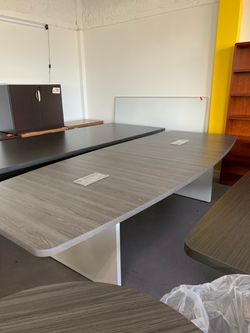 Conference table 4x10’ gray , white
