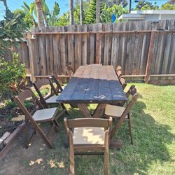 Farm Table-chairs