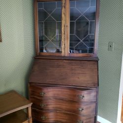 Secretary Desk with Cabinet