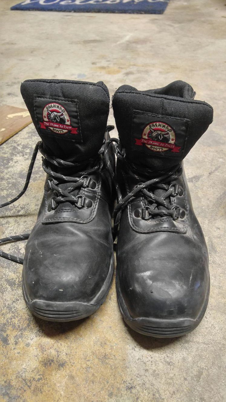 Steel toe work boots women