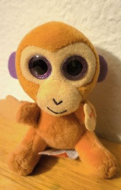 2017 Bongo the Monkey, part of the Ty Teenie Beanie Boos collection