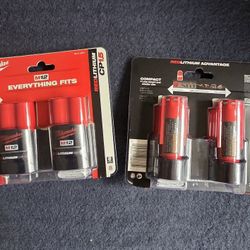 Milwaukee Pair of M12 2 Pack Battery 