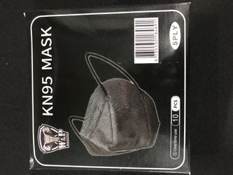 KN 95 10pk Black Face Mask