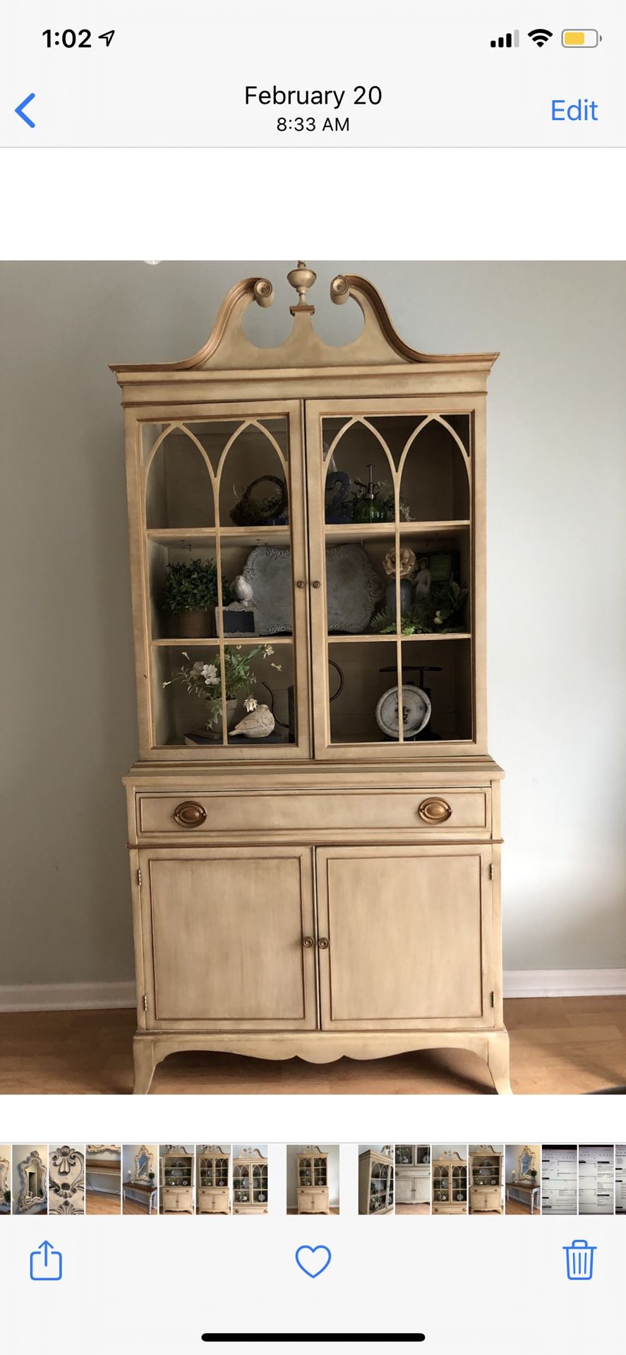 Antique kitchen cabinet