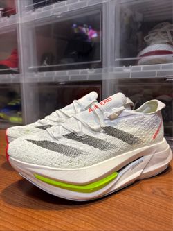 adidas Adizero Prime X 2.0 Strung White Lucid Red IH5685 Running Shoes Mens Sz 7