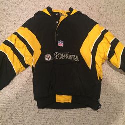 Steelers Coat BOYS LARGE