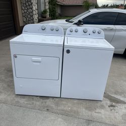 Whirlpool Washer And Dryer Gas Heavy Duty Super Capacity Good Condition Delivered And Installation Available 