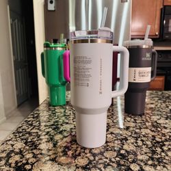 New 40oz Stanley Starbucks Tumbler - Baby Blue 