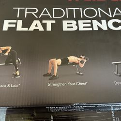 Traditional Bench. For Lifts/weights , New In Box 