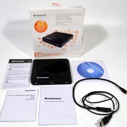 🆕 Lenovo DB60 USB Slim USB DVD Burner - Black
