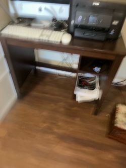 Small desk and chair
