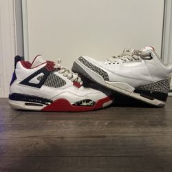 Retro Jordan 3&4 Fire Reds