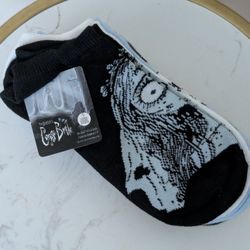 Brand new Corpse Bride Socks from Tim Burton Size 4-10 five pairs