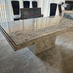 Granite Table And Chair Dining Room Set