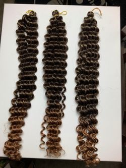 Deep wave, Spring twists Crochet 18’ 8’