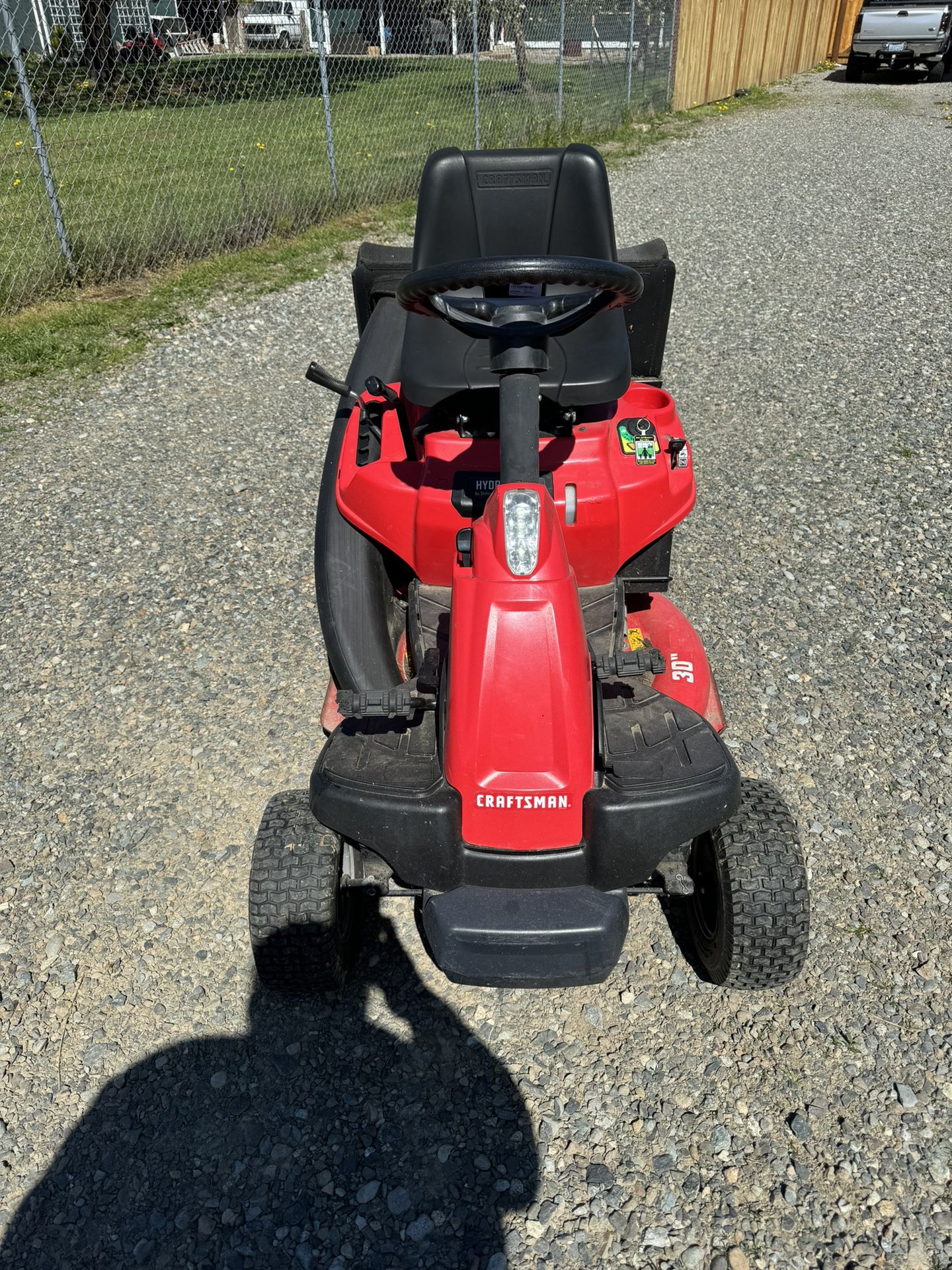 30in Riding lawn mower