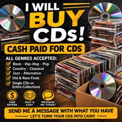 💿💰 CASH BUYER FOR CDs – ALL GENRES – ANY COLLECTION SIZE 💰💿