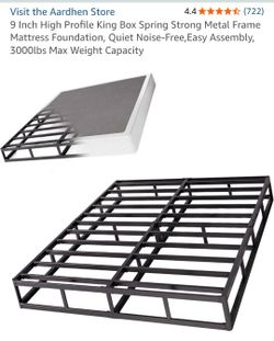 King Size Box Spring with cover