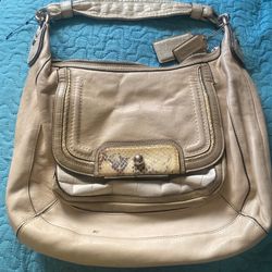 Coach Kristin Spectator Leather Hobo Bag